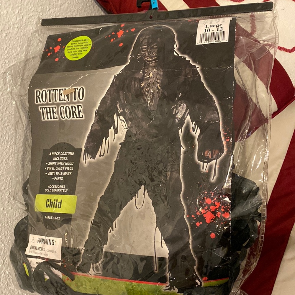 Kids Rotten To The Core Zombie Costume
